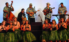 Hula and Hawaiian dancers, East Bay