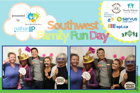 Photo booth in Edmonton, with laser prints