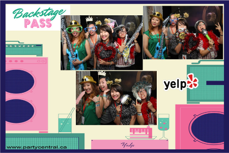 Photo booth in Edmonton, with laser prints