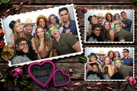 Photo booth in Edmonton, with laser prints