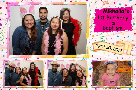 Photo booth in Edmonton, with laser prints